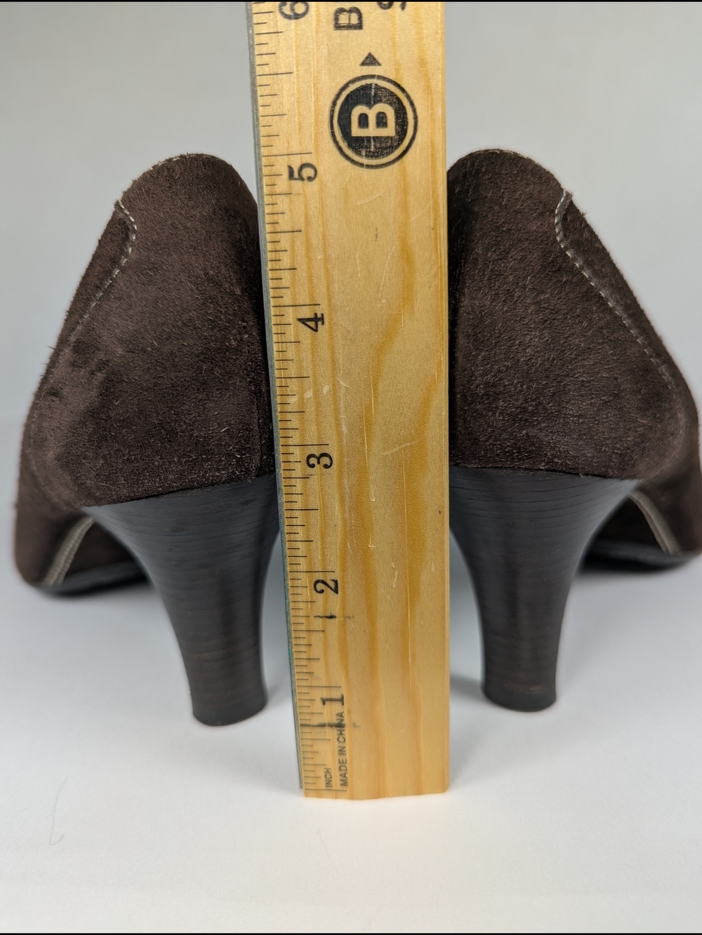 Cole Haan Chocolate Brown Suede 3" Heels Pump Office Fall Winter Women's Size 9 - Picture 13 of 16
